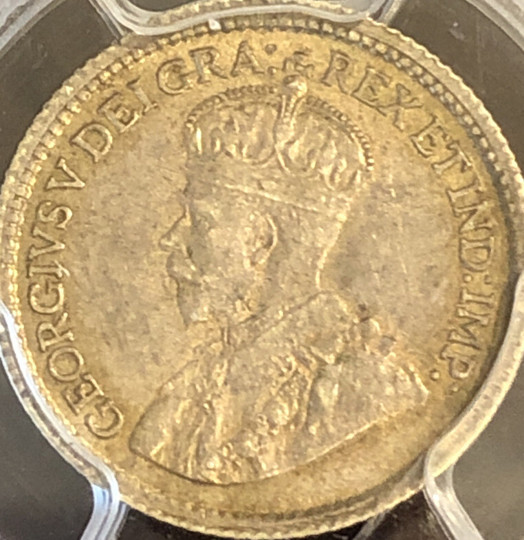 1914 Canada 5C AU55 PCGS (SB11:I)