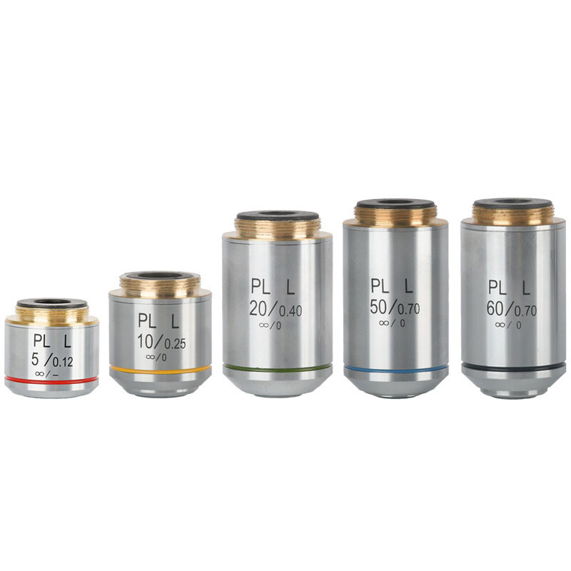 Long Working Distance Infinity Plan Achromatic Microsocpe Objective Lens PLL