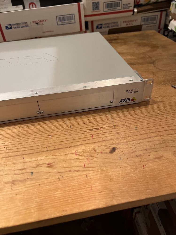 Axis 291 1 U Video Serv Rack 0267-001-05 with Encoder Blade Tested & Working