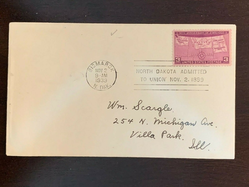 FDC First Day Cover Scott # 858 (v3)