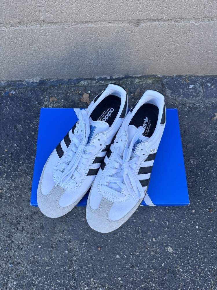 Size 10.5 - Adidas Samba White Black Gum