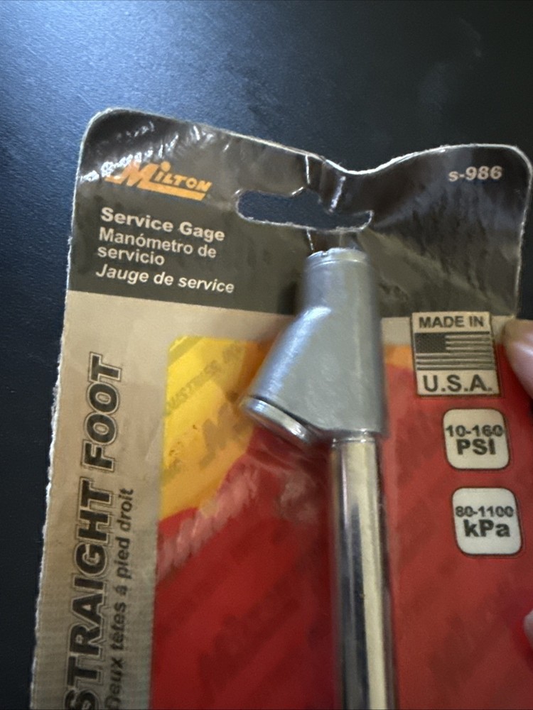 Milton S-986 Service Gage, Str. Ft. For Inner Duals