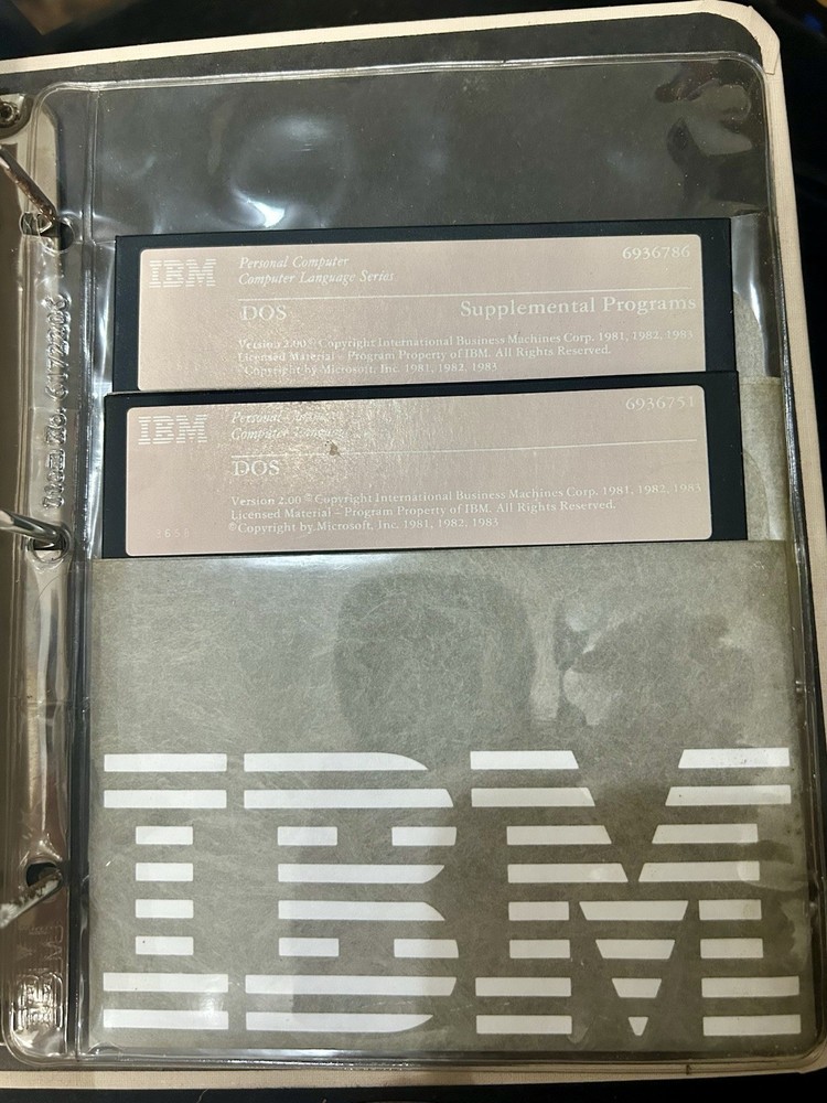 IBM MS DOS 1986