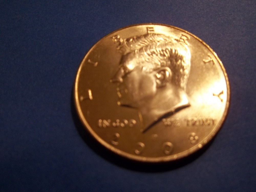 2008 P MINT Kennedy Half Dollar from  Mint Roll BU