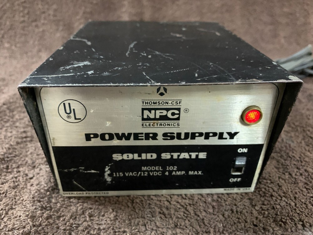 Thomson-CSF NPC Electronics Model 102 Solid State Power Supply Works