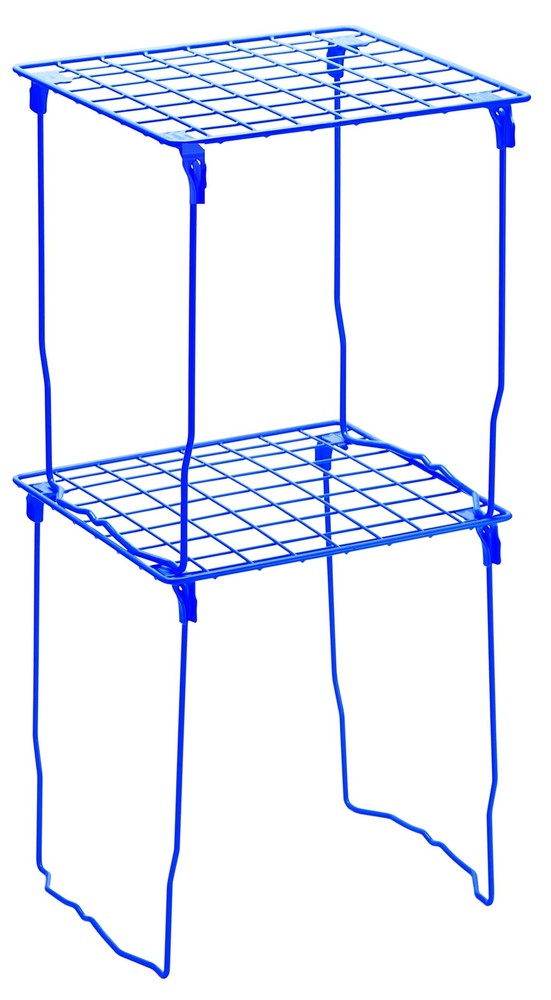 LockerMate Stac-A-Shelf Locker Shelf, Stackable Organizer, Extra Tall, Fits S...
