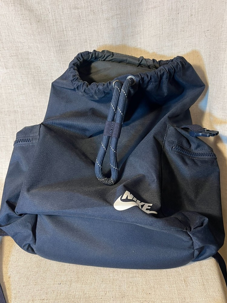 Nike BLUE DRAWSTRING BACKPACK~Hiking*Camping*Backpacking*Rucksack