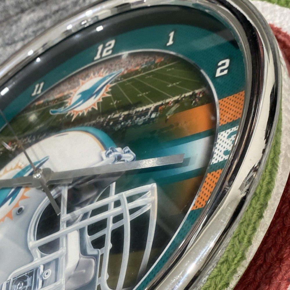 Miami Dolphins NFL Collectible Wall Clock
