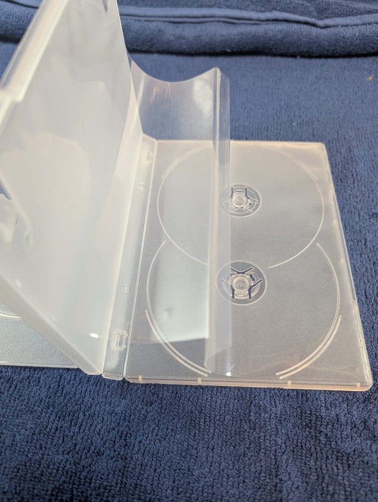 4 -15mm clear 4 disc holder cases