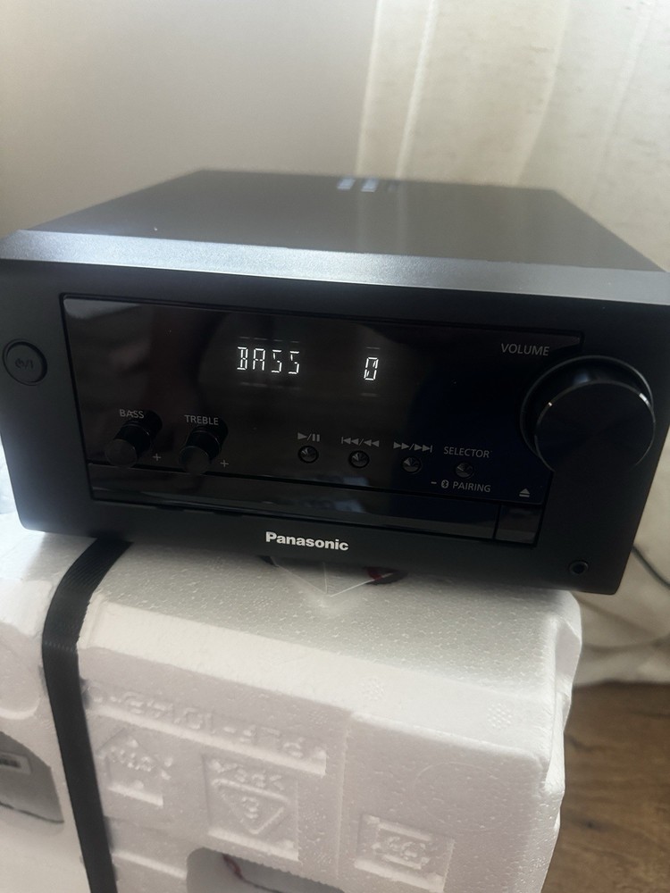 ⚠️READ⚠️Panasonic Compact Stereo System CD, Bluetooth & FM Radio (SC-PM700PP-K)