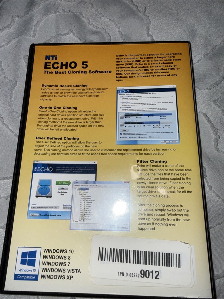 NTI Echo 5 The Best Cloning Software