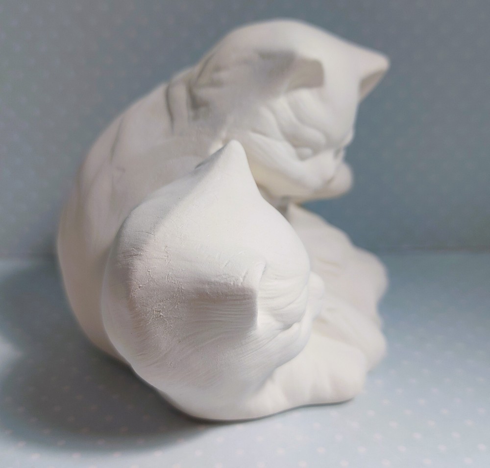 Cats ~ Ceramic Bisque Ready to Paint
