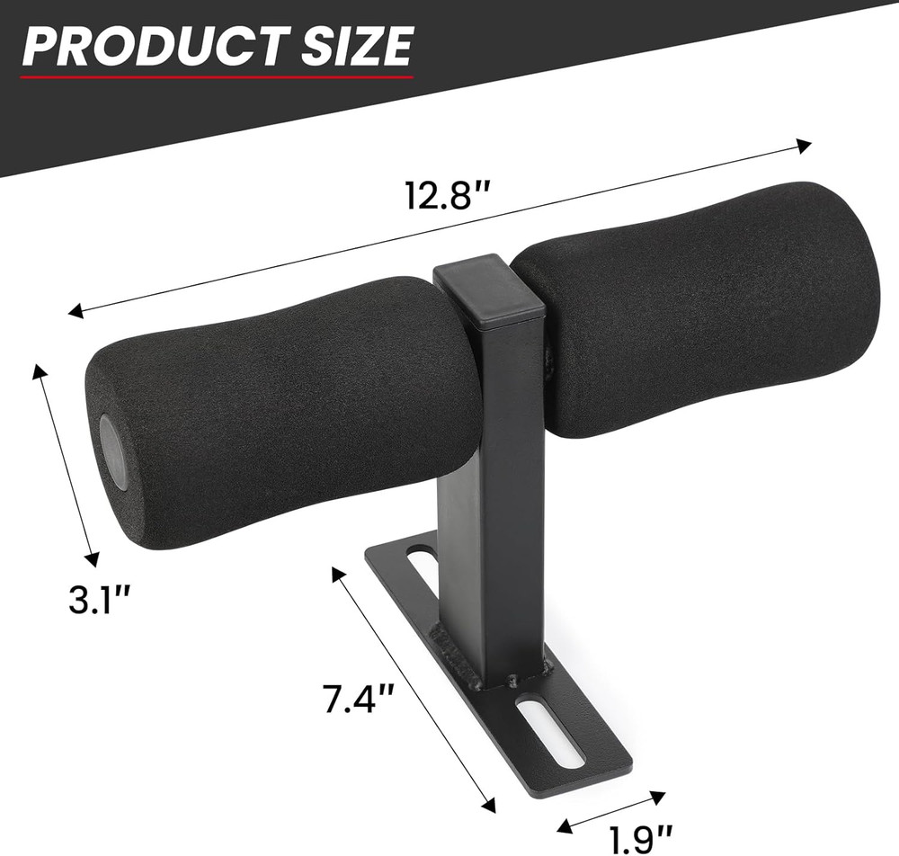 Nordic Hamstring Curl Squat Rack Attachment, Sit up Assistant Device Abdomina...
