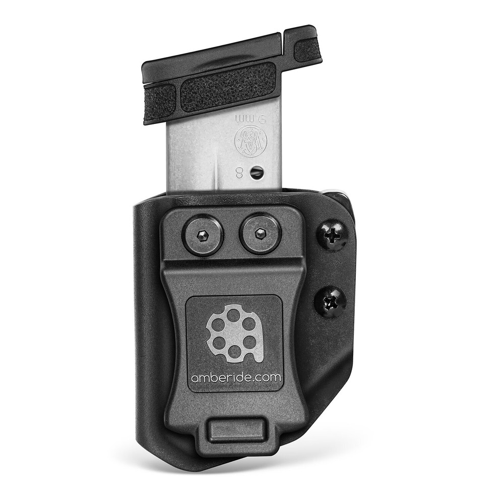 Amberide Universal IWB/OWB Magazine Holster | Mag Carrier Double/Single Stack
