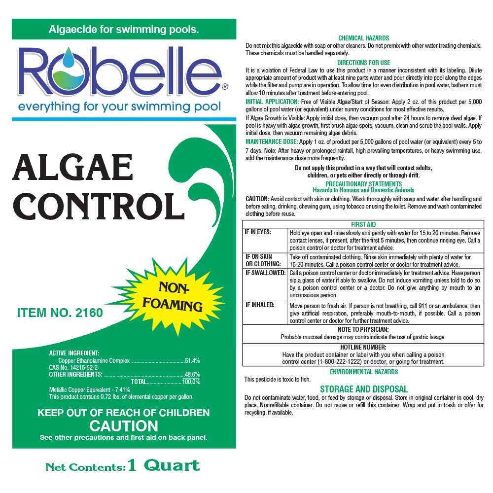 Robelle Algae Control - 2 Quarts