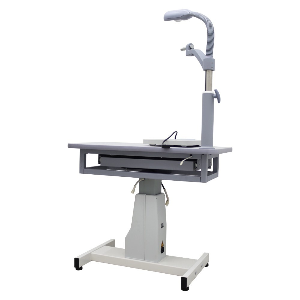 Automatic Optometry Ophthalmic Eyeglass Test Stand Movable Table Loading 165lbs