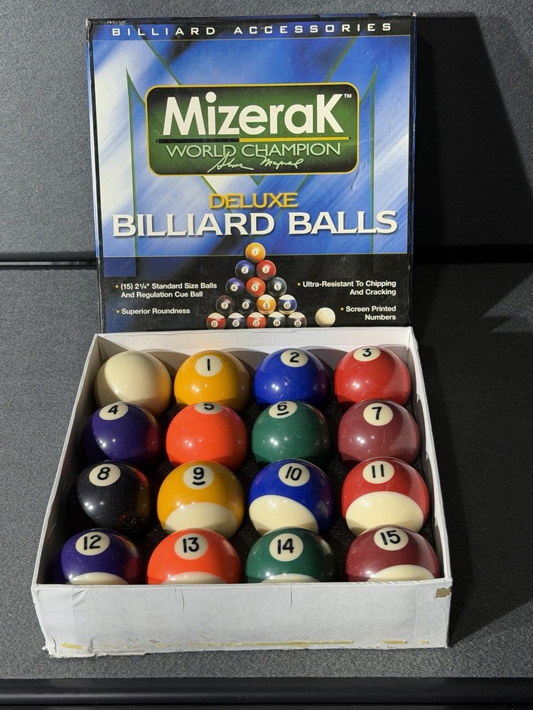 Mizerak Deluxe Billiard Balls