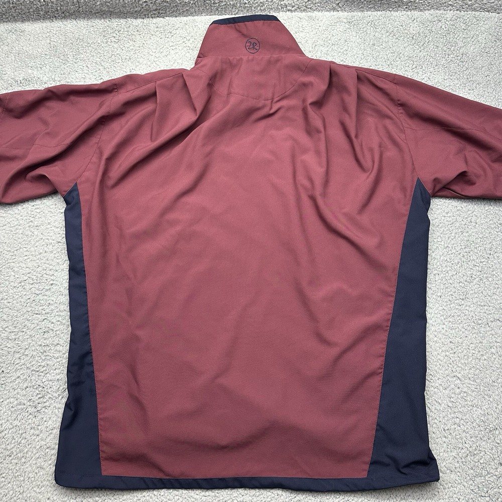 Zero Restriction Golf Outerwear Mens Size Large Red L/S G01W012 1/4 Zip Pullover
