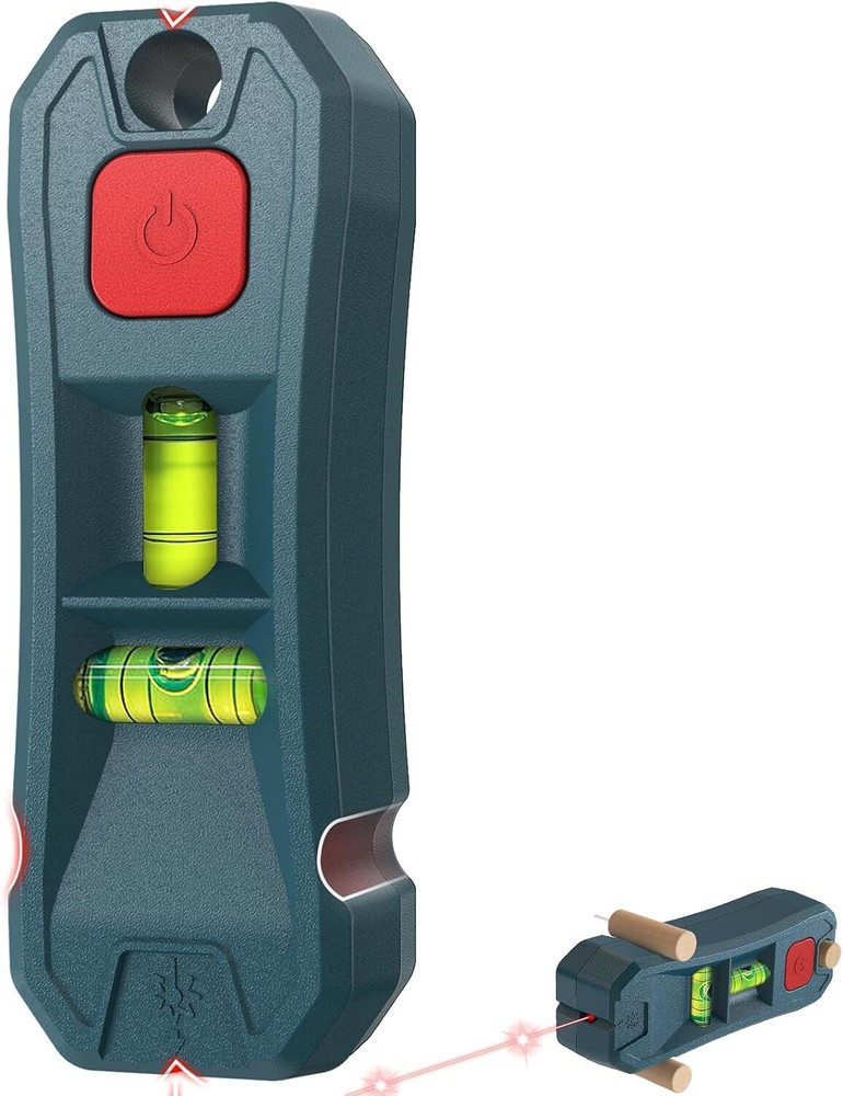 Magnetic Stud Finder with Laser Level Horizontal,Vertical Bubble Stud FinderTool