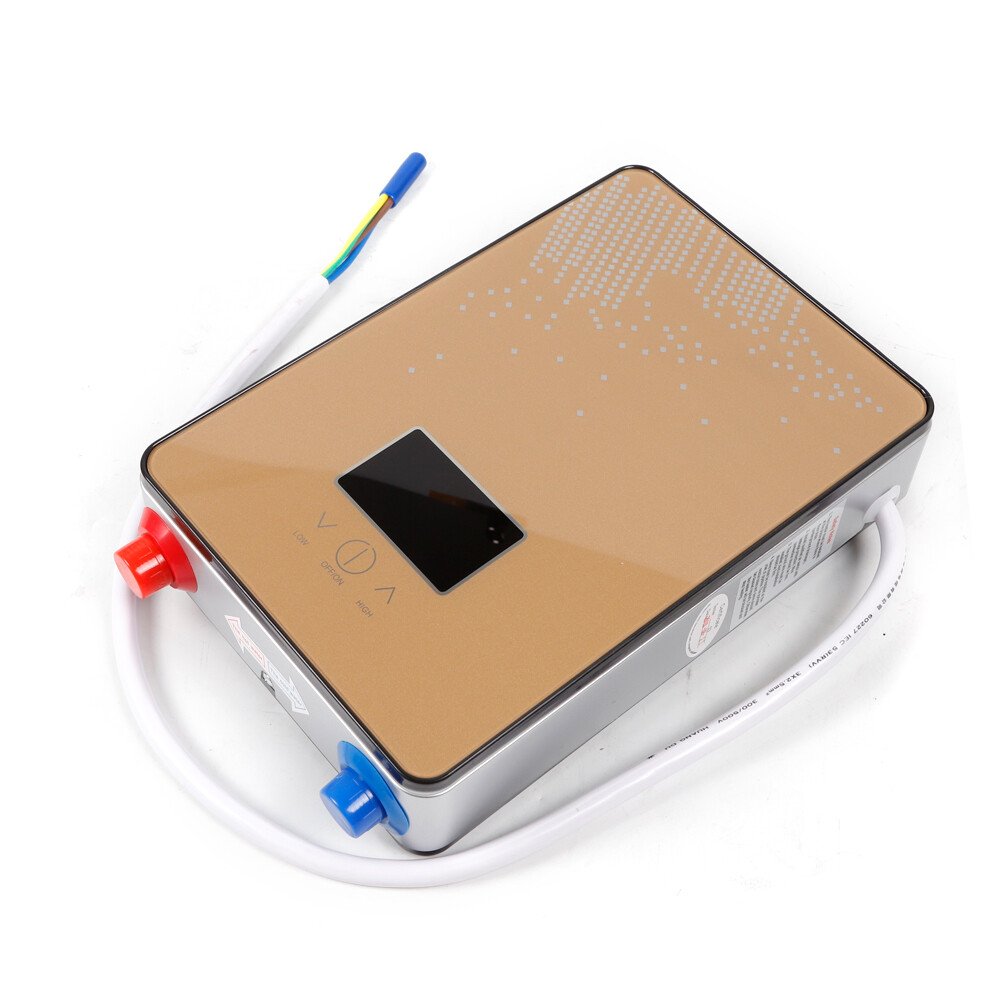 110V 4500W Instant Electric Tankless Hot Water Heater On Demand Whole House Neu