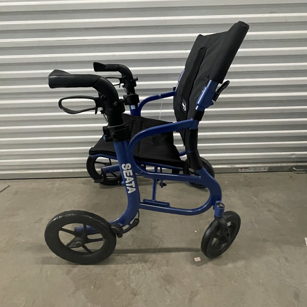 Strongback Mobility - SEATA R0001 - Mobility Chair - Blue - Foldable - READ