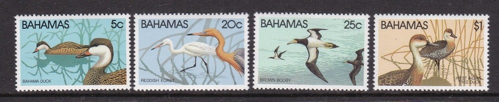 BAHAMAS 1981 1st BIRDS SET NEVER HINGED MINT
