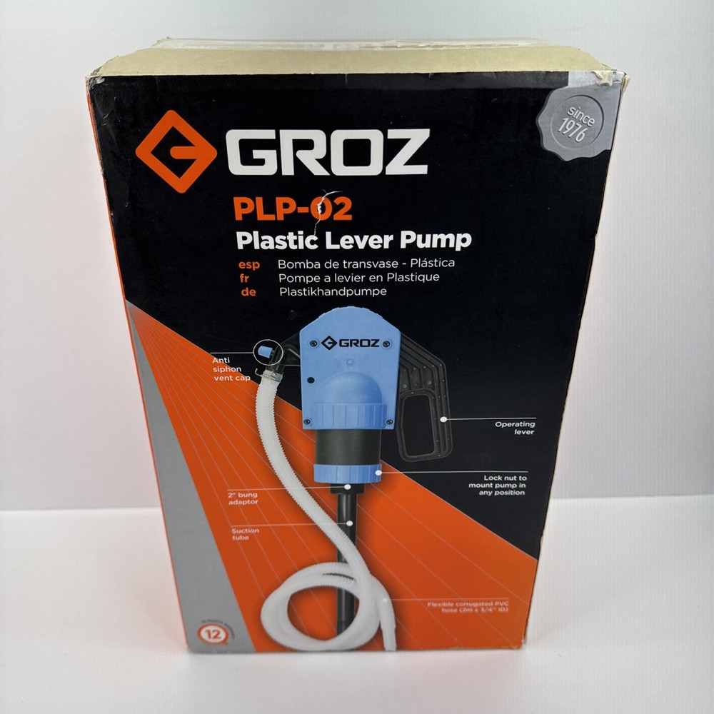 GROZ PLP-02 Plastic Lever Pump