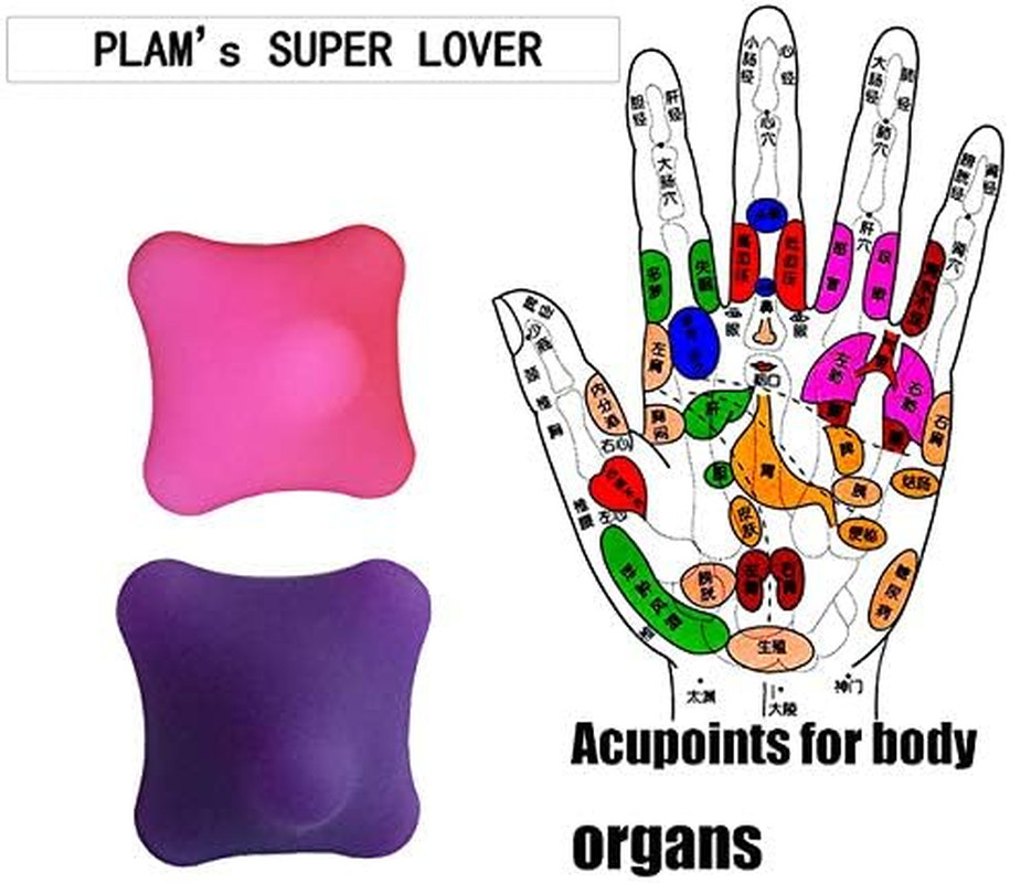 Hand Massage Exercise Therapy Balls-Deep Tissue Trigger Point Self Massage Rehab