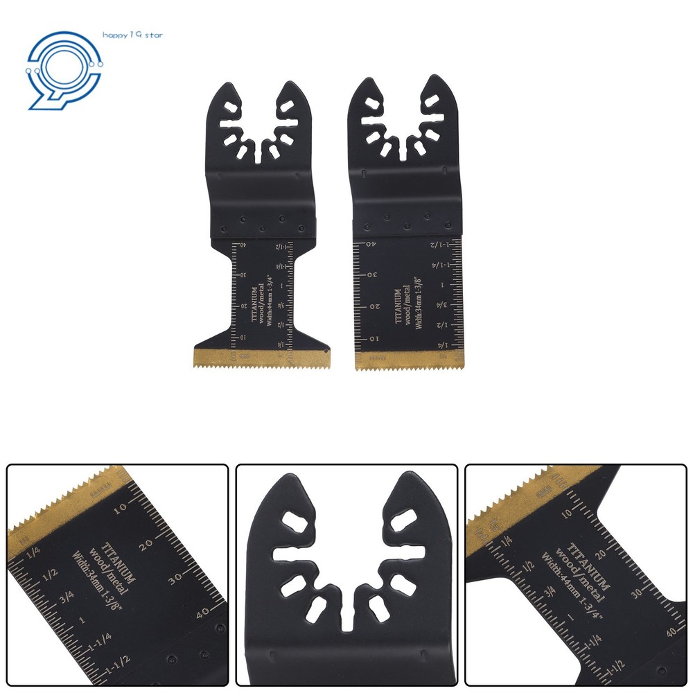 28 Pack Universal Titanium Multitool Oscillating Saw Blades for Wood Plastics