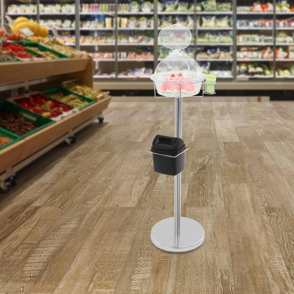 Food Sample Display Stand, Sample Display Stand for Grocery Store Bar Bakery