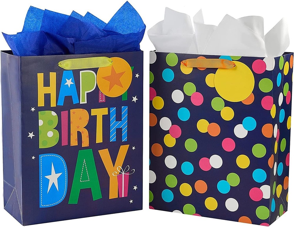 Lar  Bag with Tissue Paper for Him