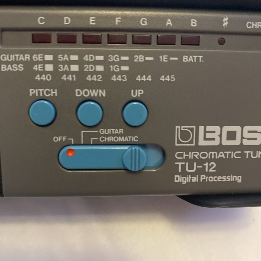 Boss Chromatic Tuner TU-12 Digital Processing Multi Instrument Tuner