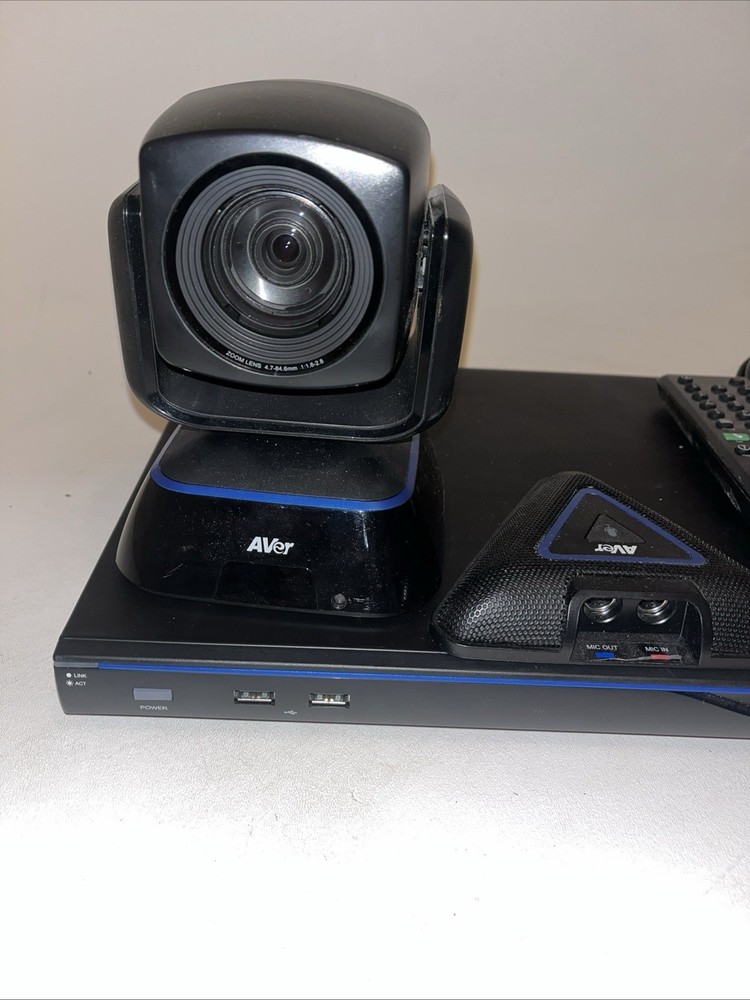 AVER EVC310 Video Conferencing System Model V2A4B With Camera And Microphone
