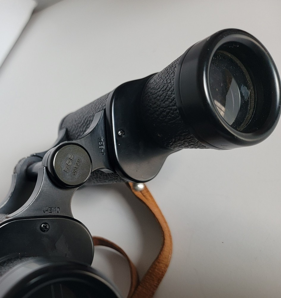 Vintage Lupinus Coated Optics Binoculars 7x35 with case compass