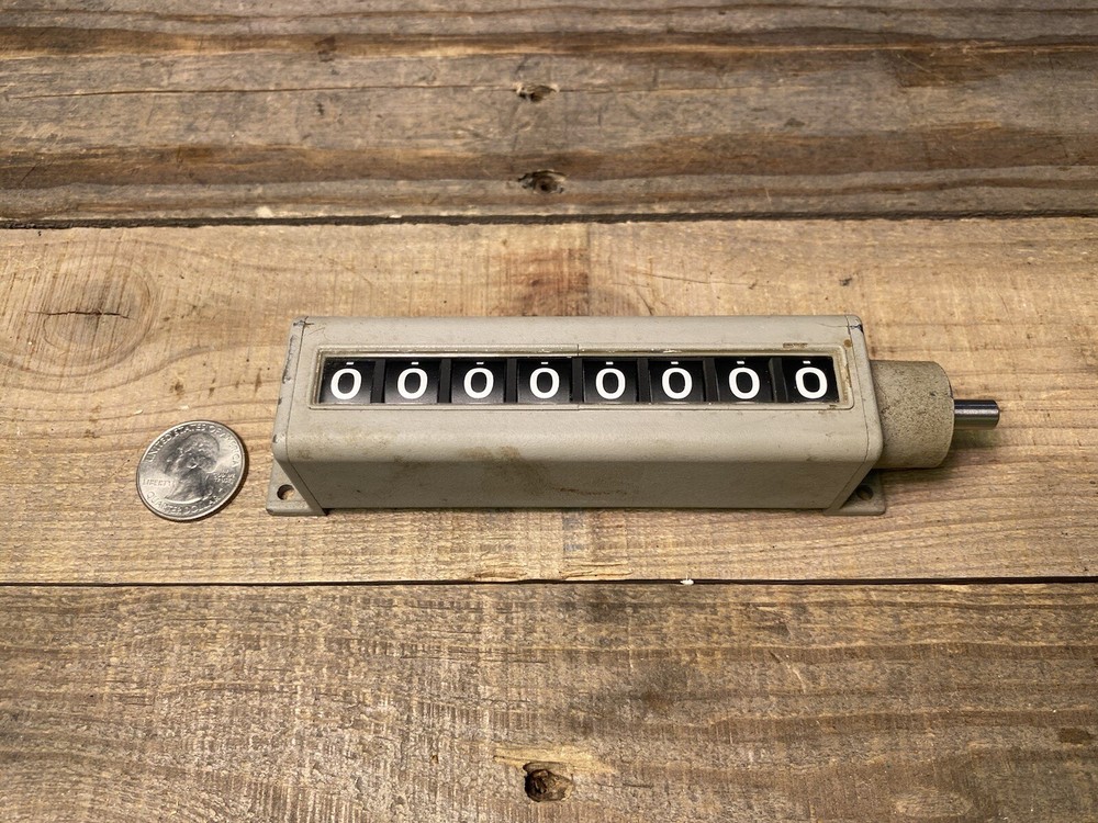 VEEDER-ROOT VISICOUNTER NAVY SURPLUS 1/4 Shaft