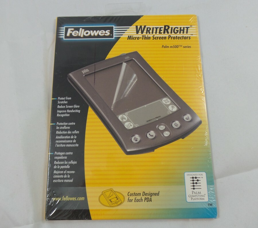 Fellowes WriteRight Micro-Thin Screen Protectors for Palm m505 (98081)