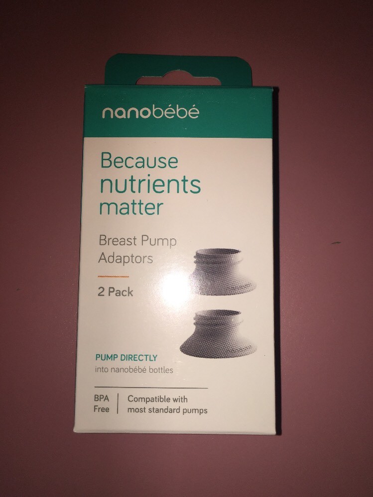 nanobebe breast pump adaptors 2 pack