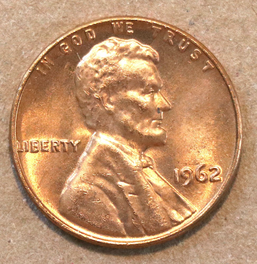 1962 Lincoln Memorial cent BU