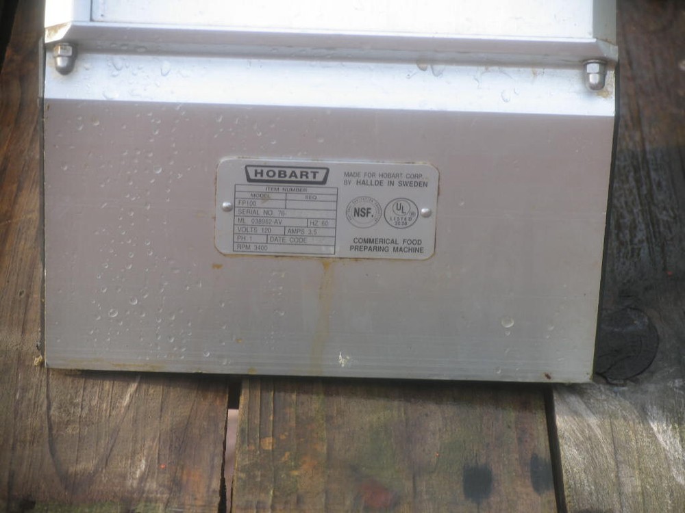 Hobart Food Processor FP100