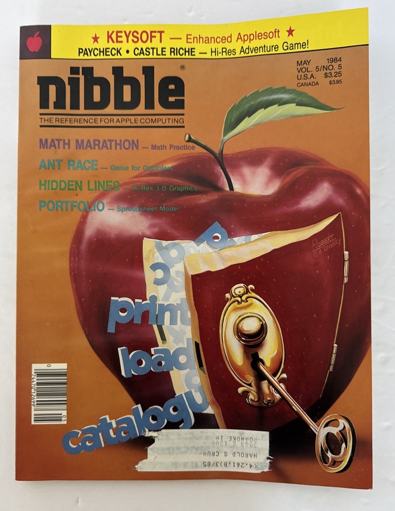 1984 Nibble Apple II Computer Reference Magazine Vol 5 COMPLETE SET OF 12
