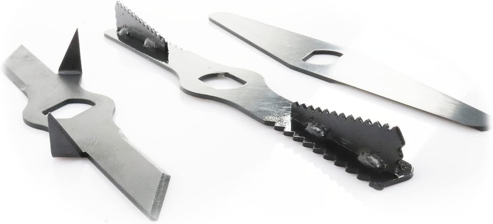 Wood Chipper Mulcher Leaf Shredder Replacement Blade Set (3Pcs) (Also Compatible