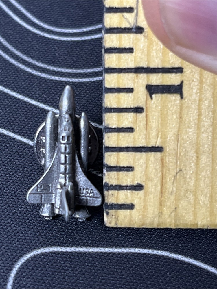 NASA Space Shuttle Tie Tack or Lapel Pin, Pewter