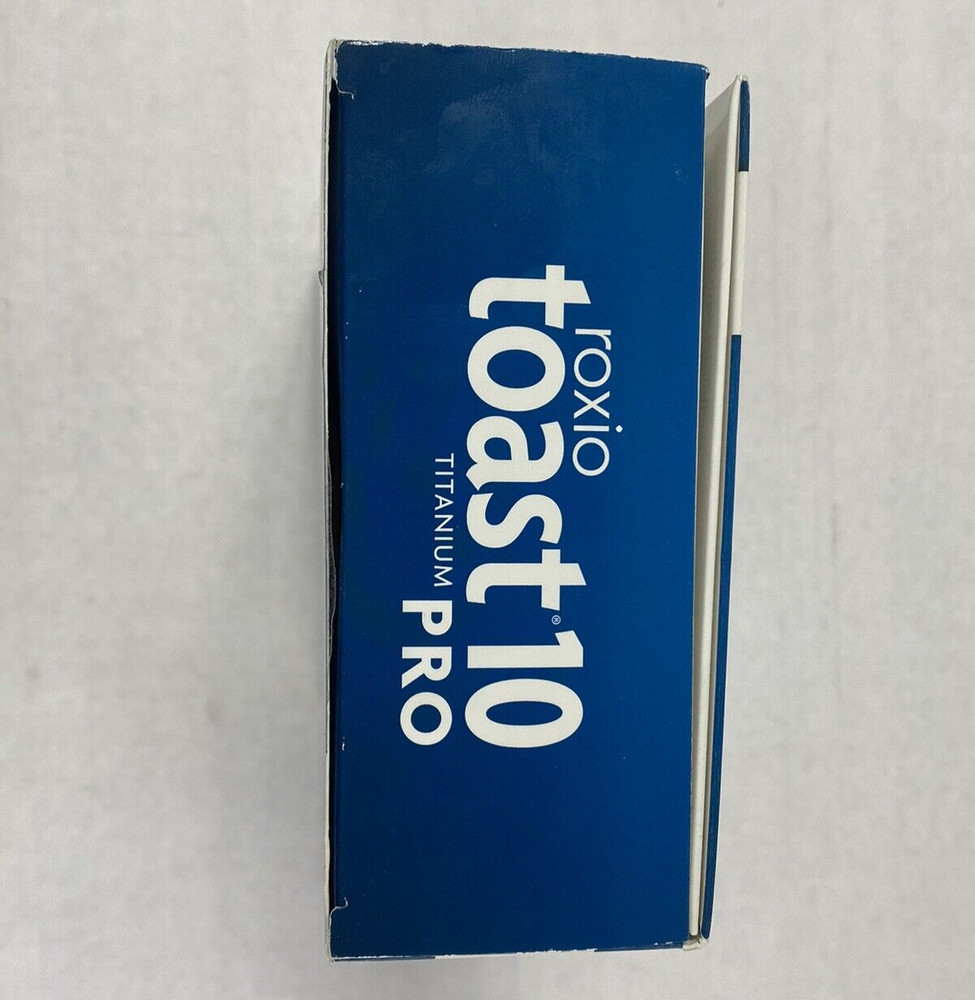Open Box Roxio Toast 10 Titanium Pro For Mac