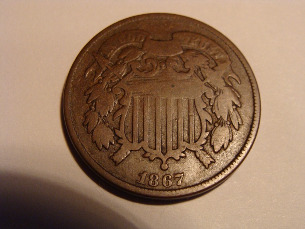 1867 Two Cent Piece