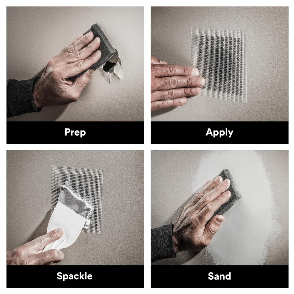 3M High Strength Small Hole Repair Kit Spackling Compound Wall Patch Tool