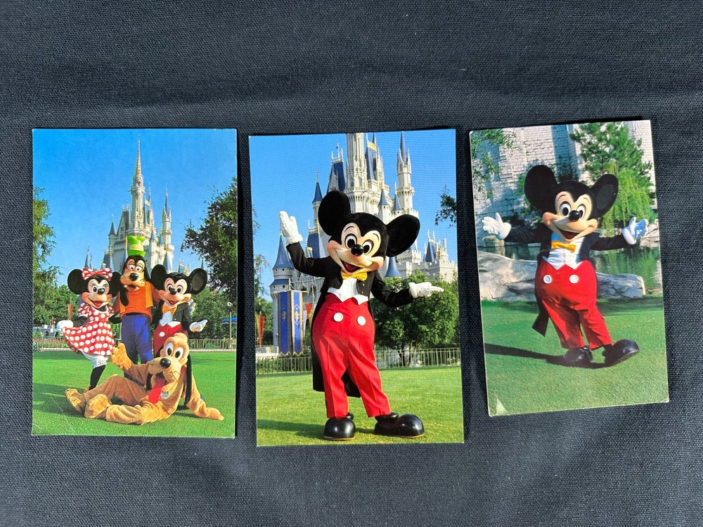 Disney World Postcards Jack Sparrow and misc