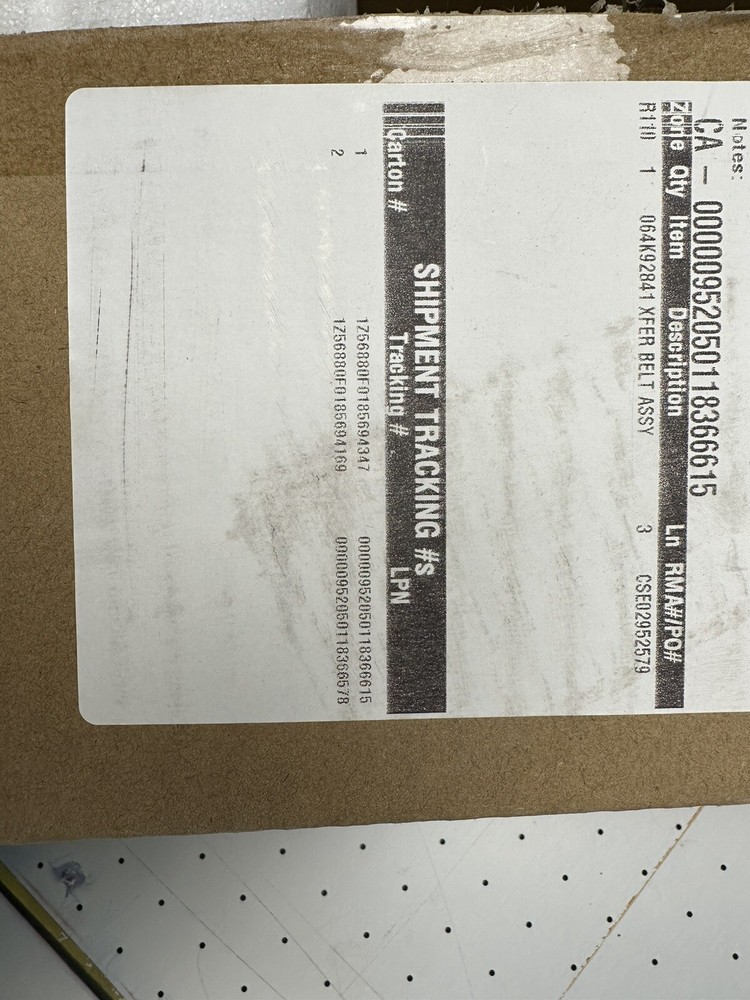 Xerox 064K92841 Assembly Transfer Belt