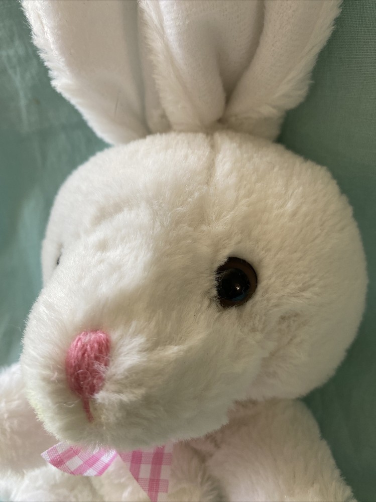 Easter Bunny White Rabbit small hand white Puppet Used Generic Brand