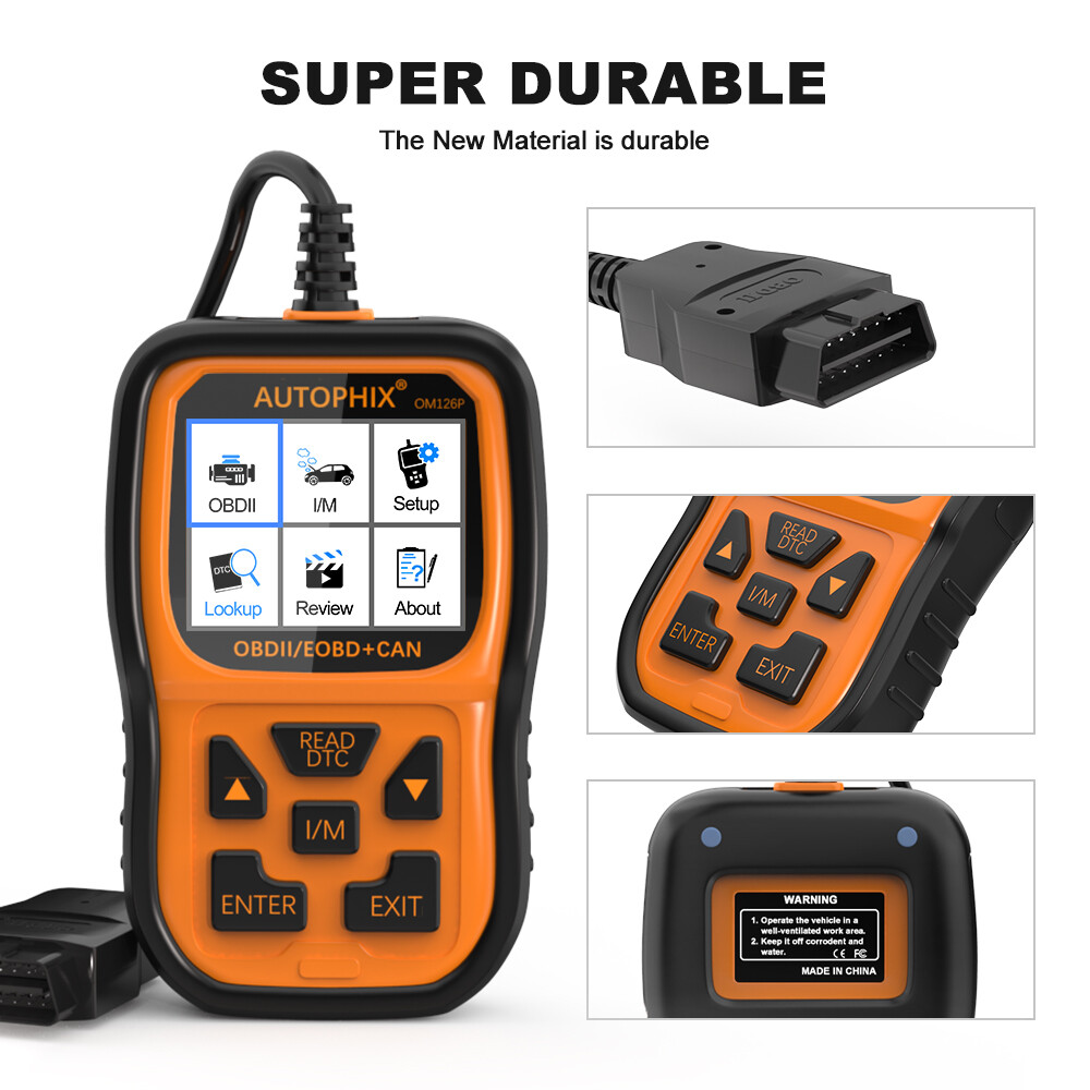 AUTOPHIX OM126P OBD2 Scanner Auto Diagnostic Tool Check Engine Light Code Reader