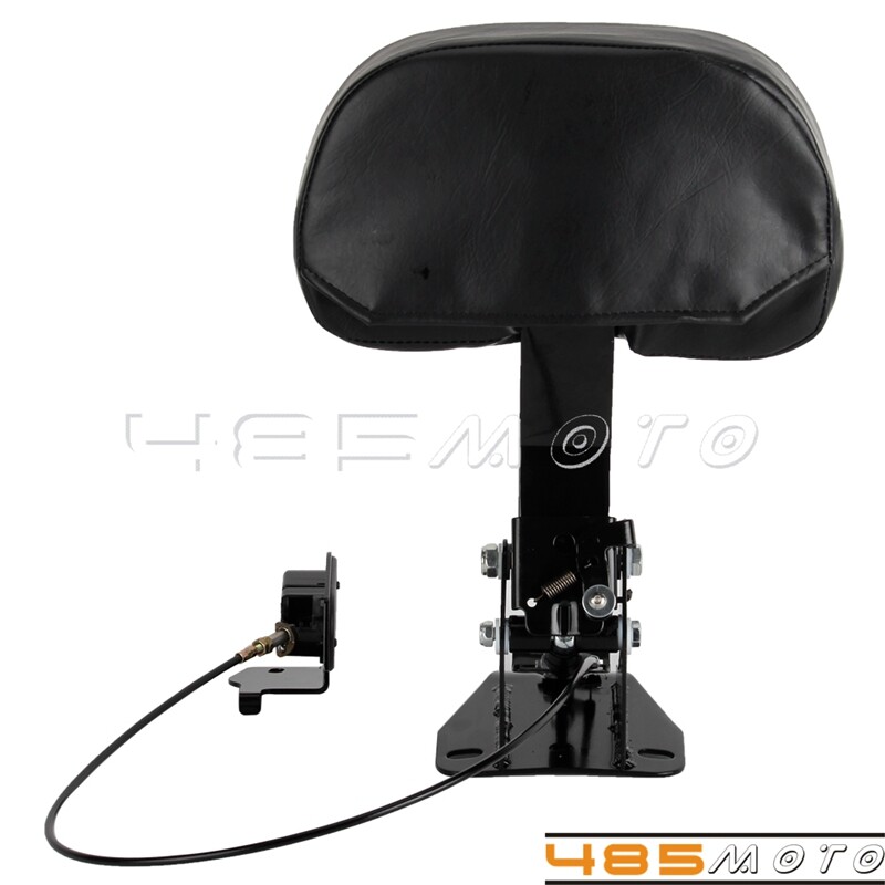 Adjustable Backrest Pad & Mount Kit For Harley Road Electra Glide Ultra Classic